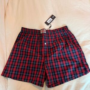 Jaded London Red and Black Plaid Women's Shorts
